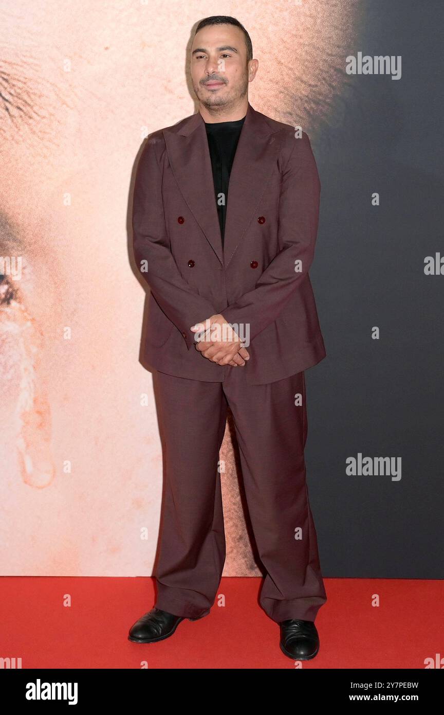 Francesco di leva bei der Premiere des Kinofilms Familia im Cinema Adriano. ROM, 30.09.2024 *** Francesco di leva alla prima del film Familia al Cinema Adriano Roma, 30 09 2024 foto:XA.XM.xTinghinox/xFuturexImagex familia 4954 Foto Stock