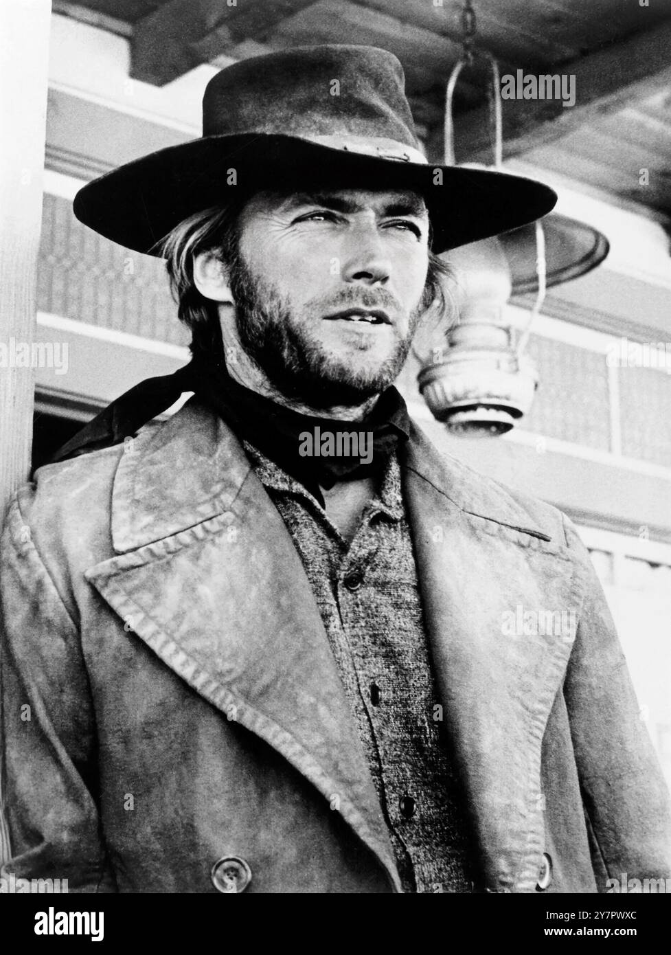 Stella occidentale Clint Eastwood in "High Plains Drifter", 1973 - foto pubblicitaria Foto Stock