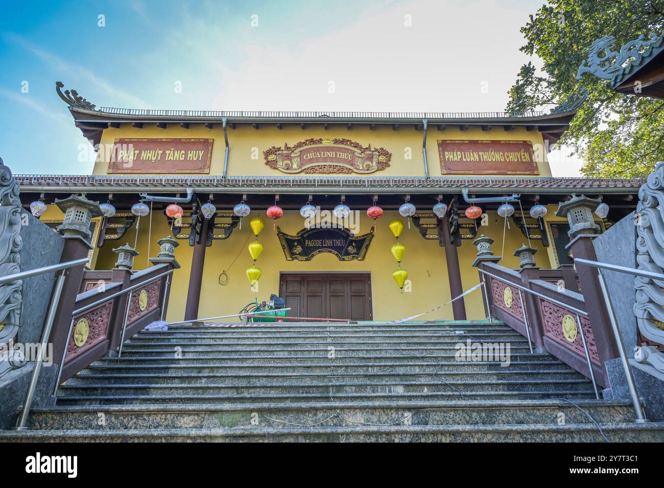 Linh Thuu Pagode, Vietnamesische Buddhistische Gemeinschaft, Heidereuterstraße, Spandau, Berlino, Germania Foto Stock