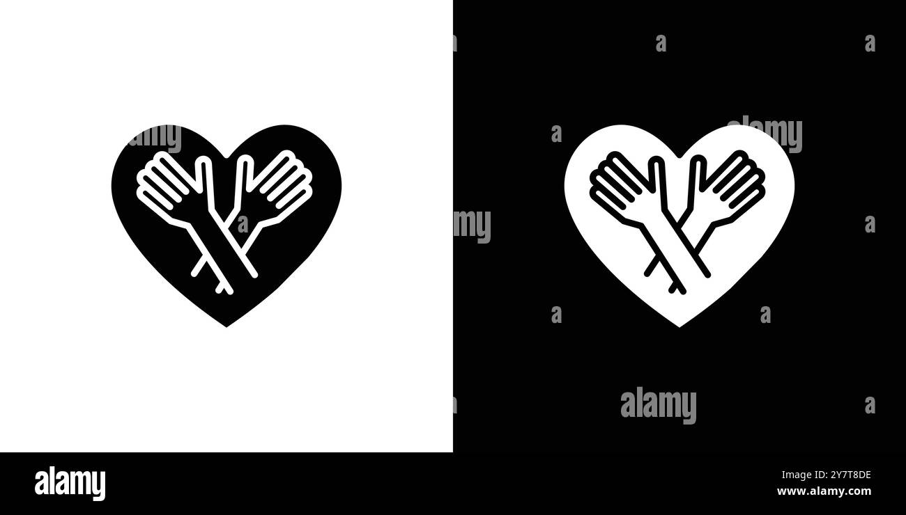 L'icona della tua auto-cura, linea vettoriale, logo o set di simboli, stile del contorno della collezione Illustrazione Vettoriale