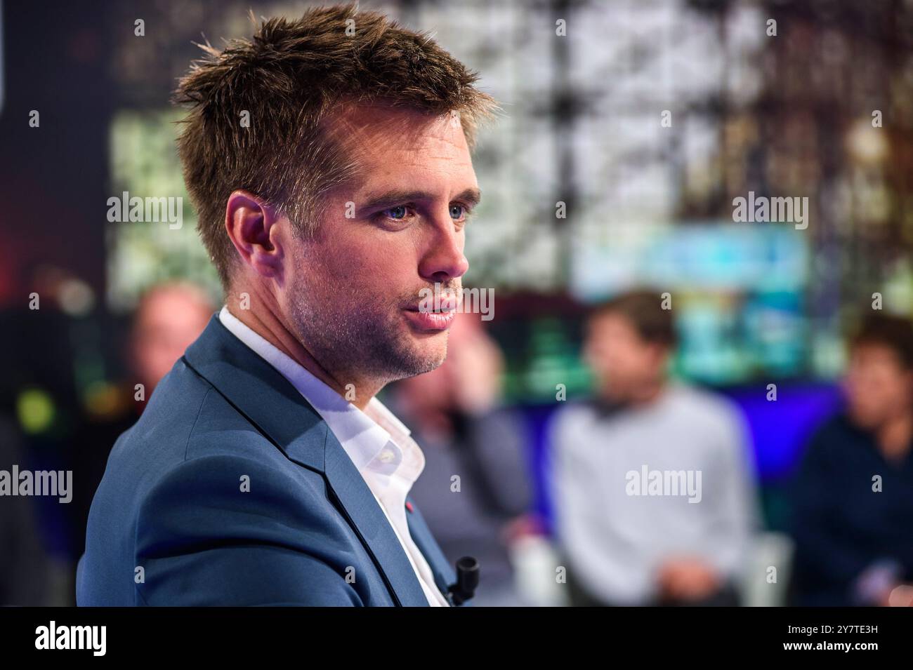 Martin Casier est vice-président du PS bruxellois | Martin Casier è il vicepresidente del PS di Bruxelles Foto Stock