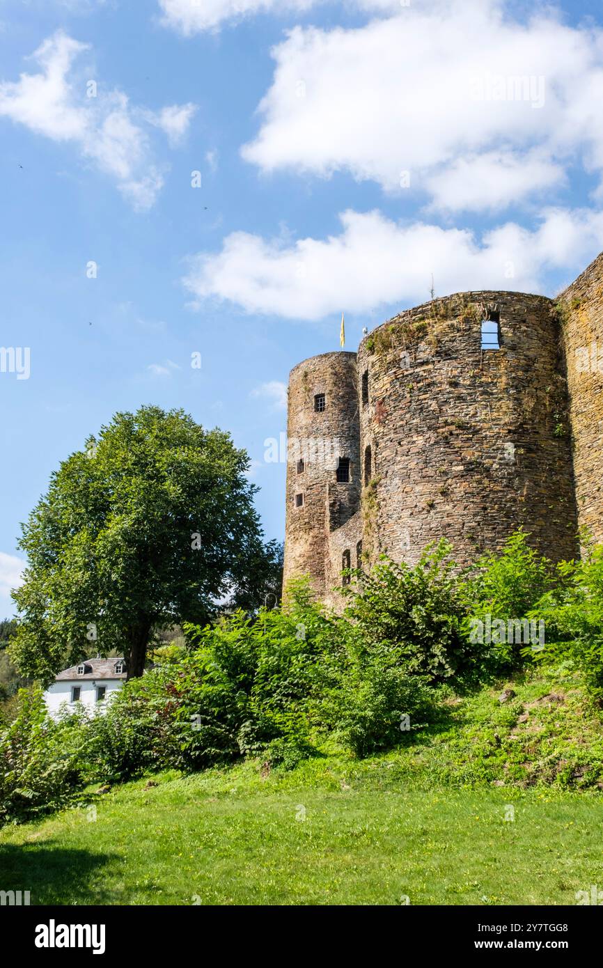 Le château de Burg-Reuland | il castello di Burg-Reuland Foto Stock