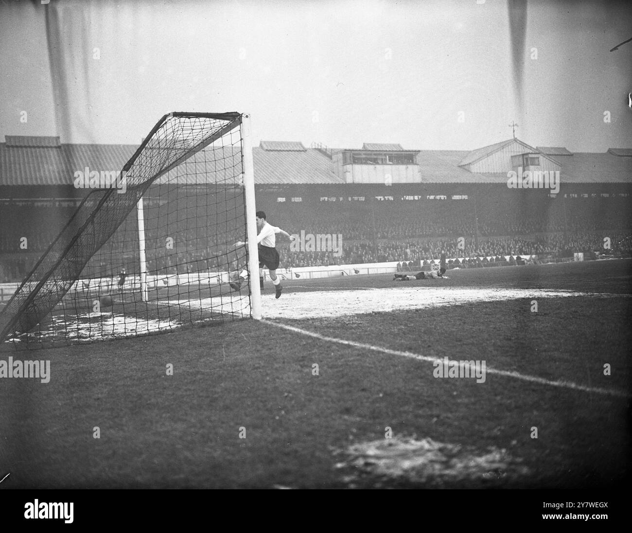 Giovane Inghilterra vs giovane Italia 19 gennaio 1955 Foto Stock