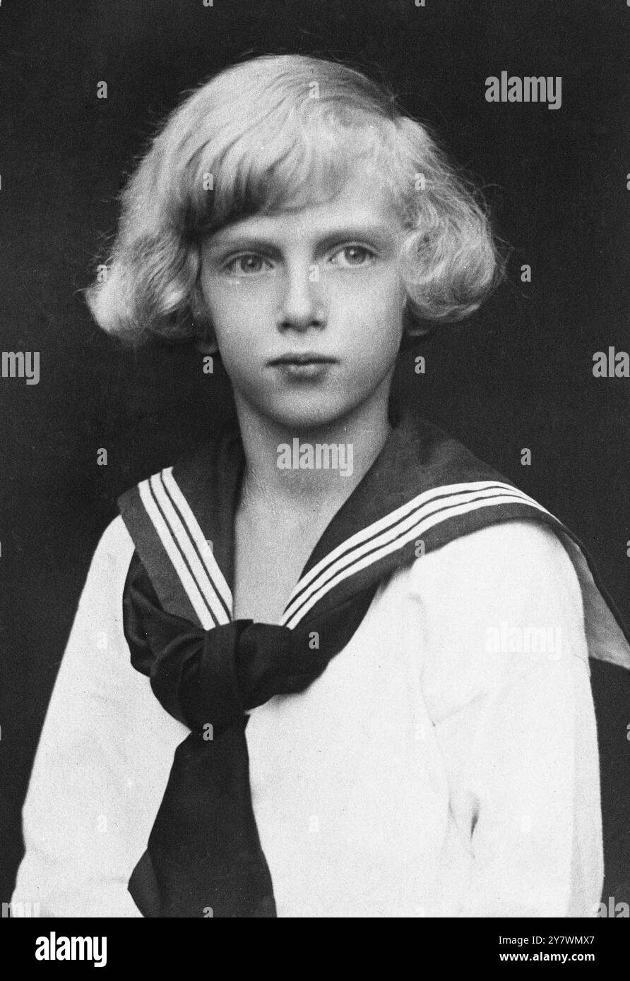 Arciduca Carlo Luigi d'Austria: 10 marzo 1918 - 11 dicembre 2007, era il quinto figlio di Carlo i d'Austria e della principessa Zita di Borbone-Parma, 4 giugno 1932 Foto Stock