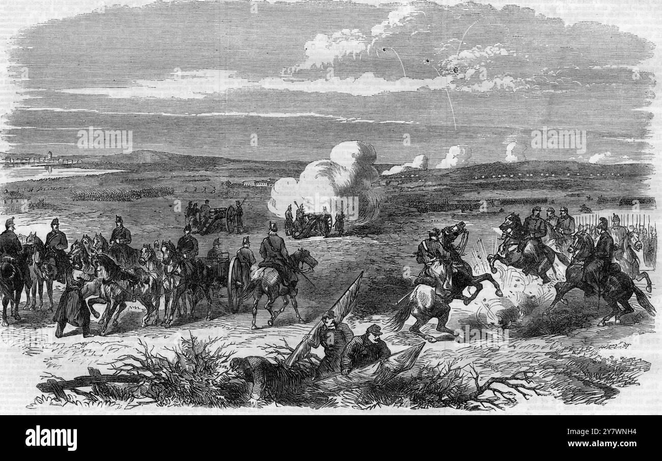 Una schermaglia nei pressi di Fredericia 1864 ©TopFoto Foto Stock