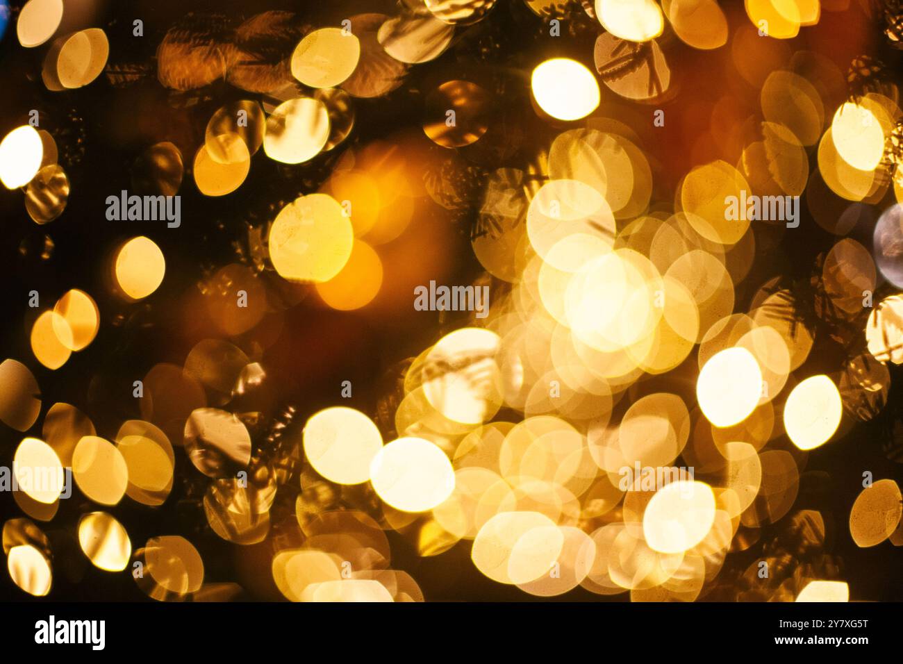 Le Nehterlands, le luci dell'albero di Natale, blu Foto Stock