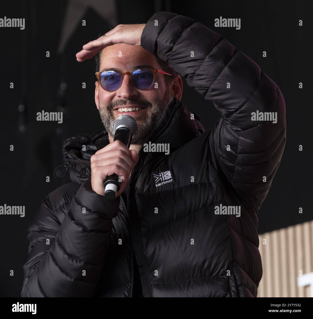 Tom Ellis al Carfest 2024 Park Farm il 23 agosto 2024 a Whitchurch, Hampshire. Foto di Michael palmer con: Tom Ellis dove: Whitchurch UK, Regno Unito quando: 30 agosto 2024 credito: WENN Foto Stock