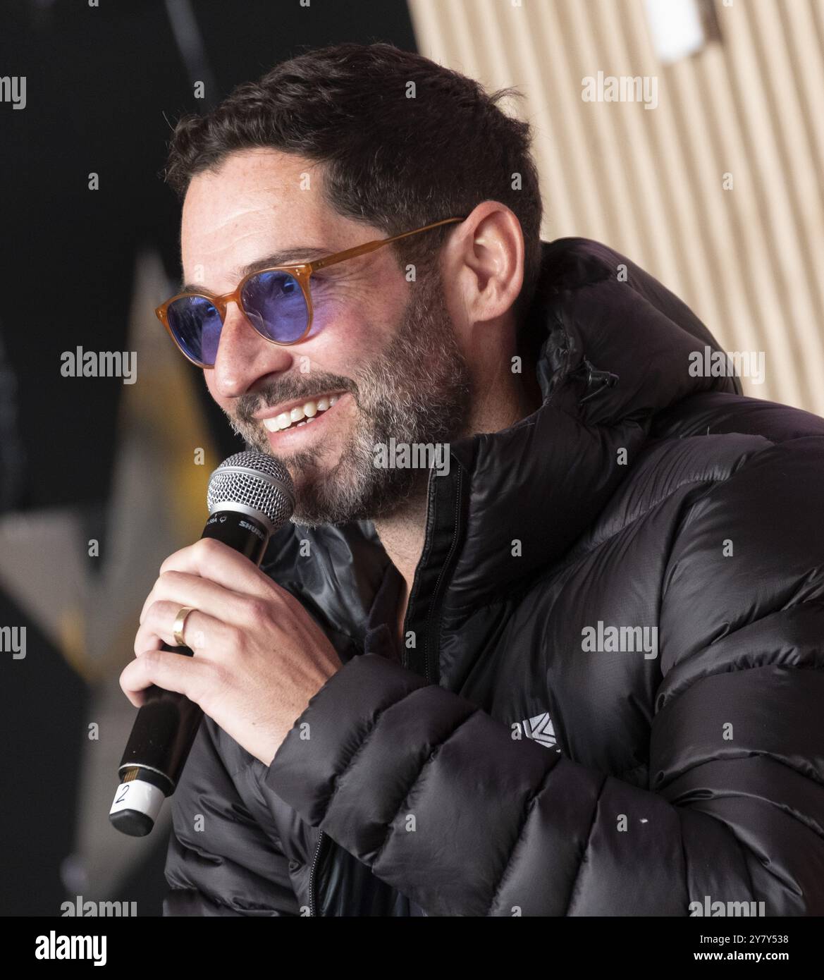 Tom Ellis al Carfest 2024 Park Farm il 23 agosto 2024 a Whitchurch, Hampshire. Foto di Michael palmer con: Tom Ellis dove: Whitchurch UK, Regno Unito quando: 30 agosto 2024 credito: WENN Foto Stock