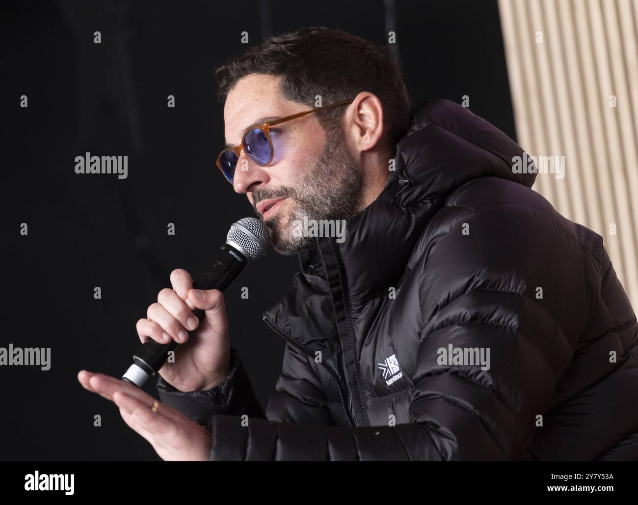 Tom Ellis al Carfest 2024 Park Farm il 23 agosto 2024 a Whitchurch, Hampshire. Foto di Michael palmer con: Tom Ellis dove: Whitchurch UK, Regno Unito quando: 30 agosto 2024 credito: WENN Foto Stock