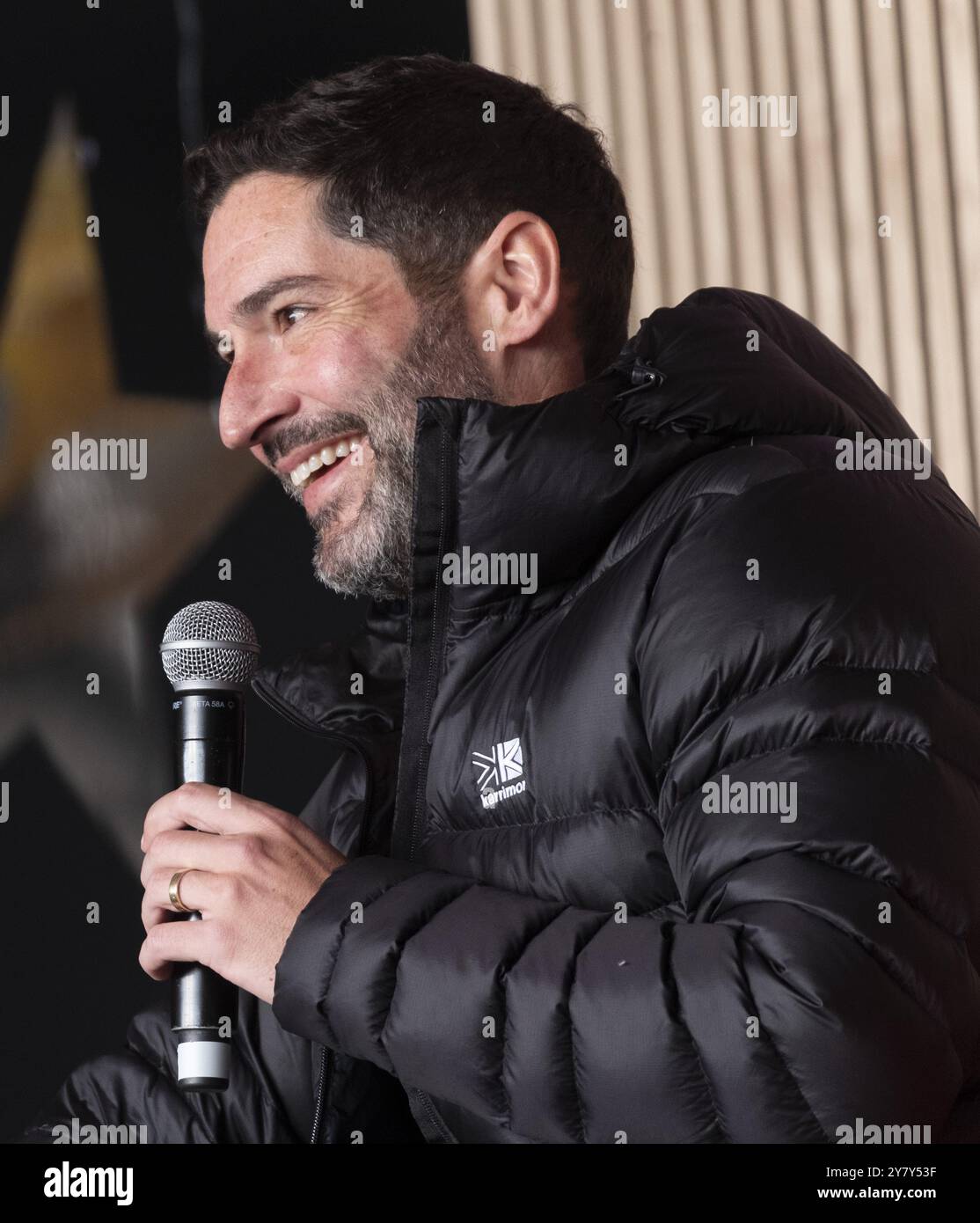 Tom Ellis al Carfest 2024 Park Farm il 23 agosto 2024 a Whitchurch, Hampshire. Foto di Michael palmer con: Tom Ellis dove: Whitchurch UK, Regno Unito quando: 30 agosto 2024 credito: WENN Foto Stock