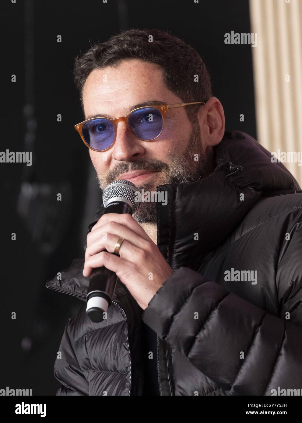 Tom Ellis al Carfest 2024 Park Farm il 23 agosto 2024 a Whitchurch, Hampshire. Foto di Michael palmer con: Tom Ellis dove: Whitchurch UK, Regno Unito quando: 30 agosto 2024 credito: WENN Foto Stock