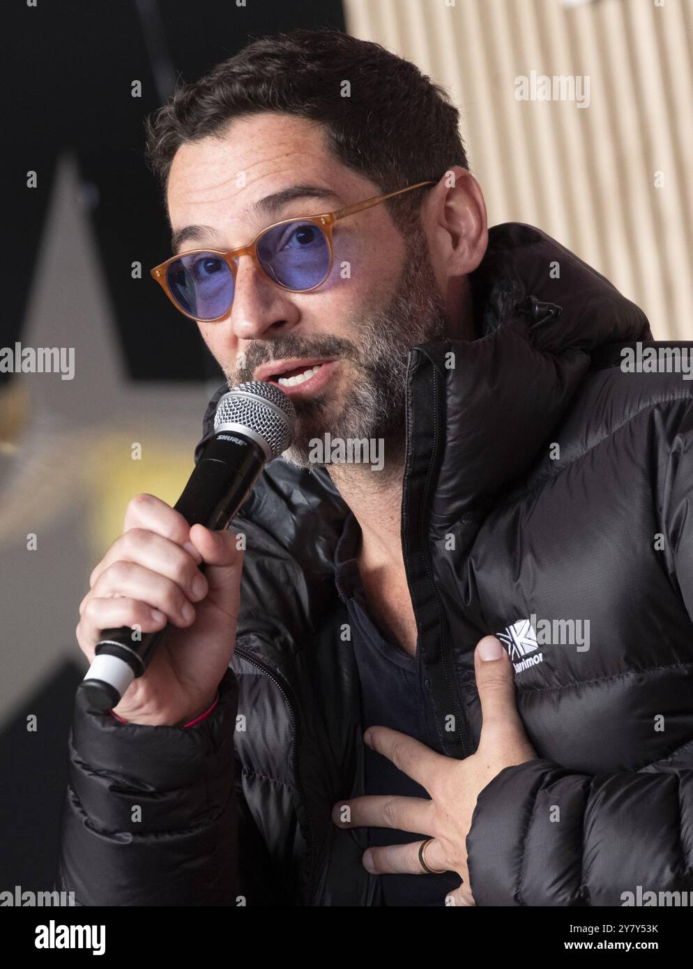 Tom Ellis al Carfest 2024 Park Farm il 23 agosto 2024 a Whitchurch, Hampshire. Foto di Michael palmer con: Tom Ellis dove: Whitchurch UK, Regno Unito quando: 30 agosto 2024 credito: WENN Foto Stock