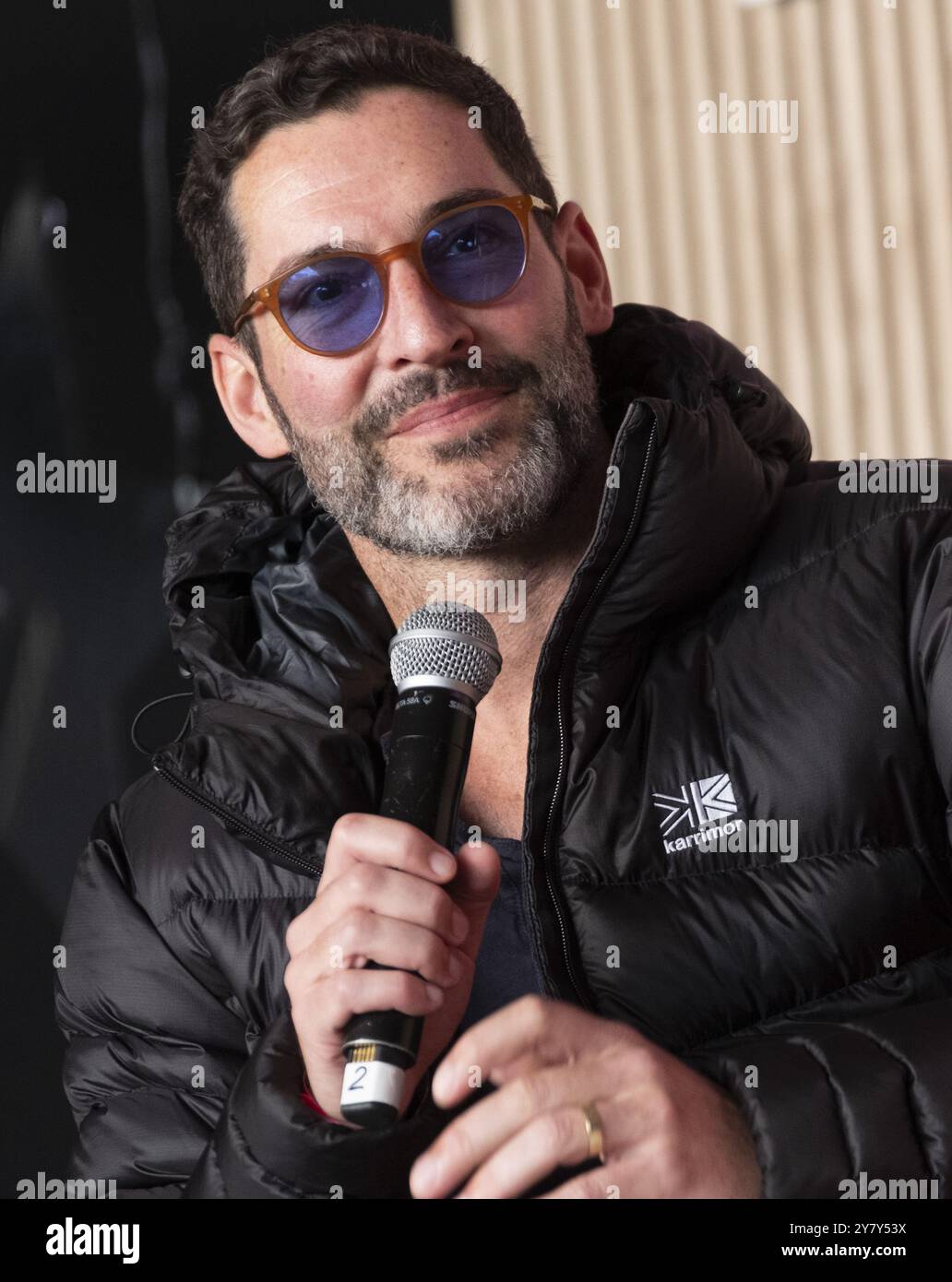 Tom Ellis al Carfest 2024 Park Farm il 23 agosto 2024 a Whitchurch, Hampshire. Foto di Michael palmer con: Tom Ellis dove: Whitchurch UK, Regno Unito quando: 30 agosto 2024 credito: WENN Foto Stock