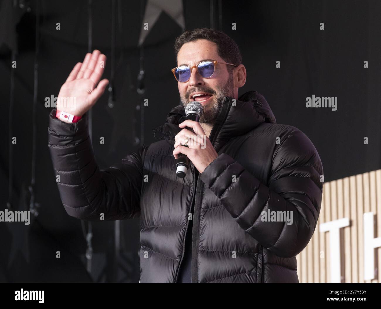 Tom Ellis al Carfest 2024 Park Farm il 23 agosto 2024 a Whitchurch, Hampshire. Foto di Michael palmer con: Tom Ellis dove: Whitchurch UK, Regno Unito quando: 30 agosto 2024 credito: WENN Foto Stock