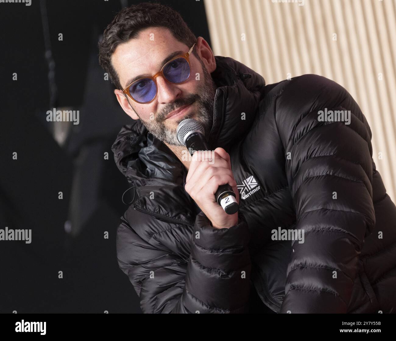 Tom Ellis al Carfest 2024 Park Farm il 23 agosto 2024 a Whitchurch, Hampshire. Foto di Michael palmer con: Tom Ellis dove: Whitchurch UK, Regno Unito quando: 30 agosto 2024 credito: WENN Foto Stock