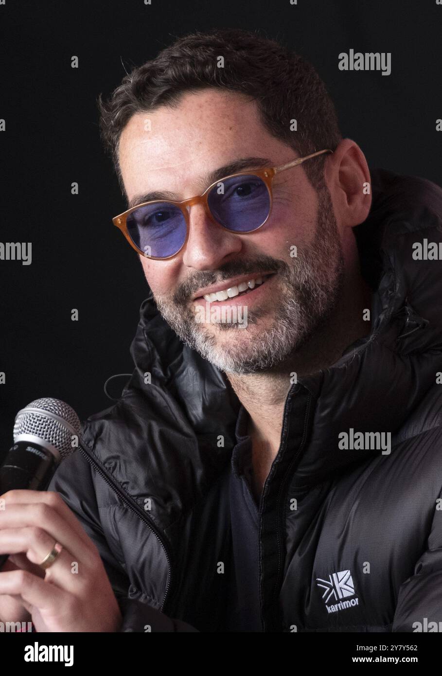 Tom Ellis al Carfest 2024 Park Farm il 23 agosto 2024 a Whitchurch, Hampshire. Foto di Michael palmer con: Tom Ellis dove: Whitchurch UK, Regno Unito quando: 30 agosto 2024 credito: WENN Foto Stock