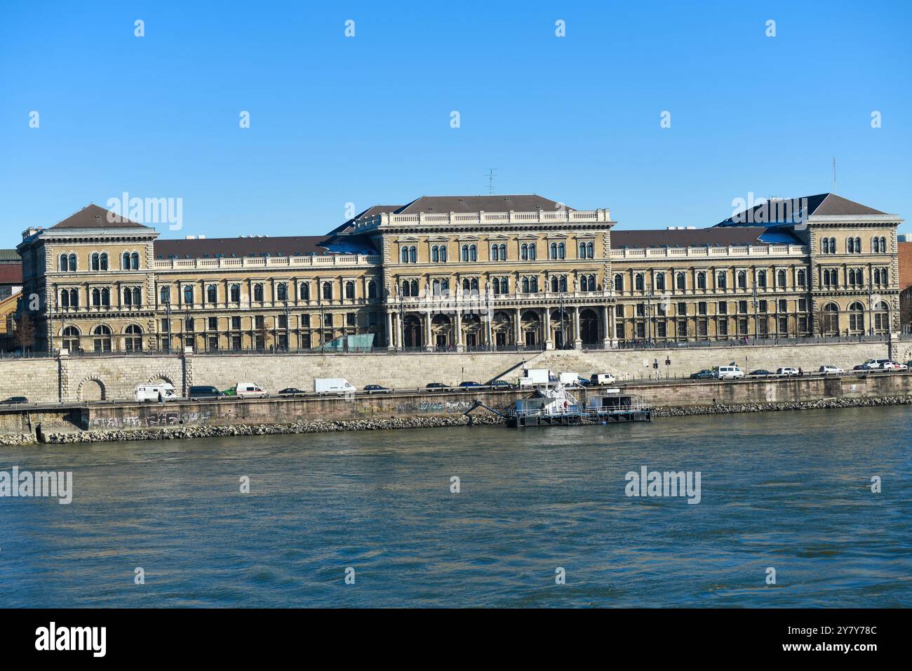 Università di Corvinus. Budapest, Ungheria Foto Stock