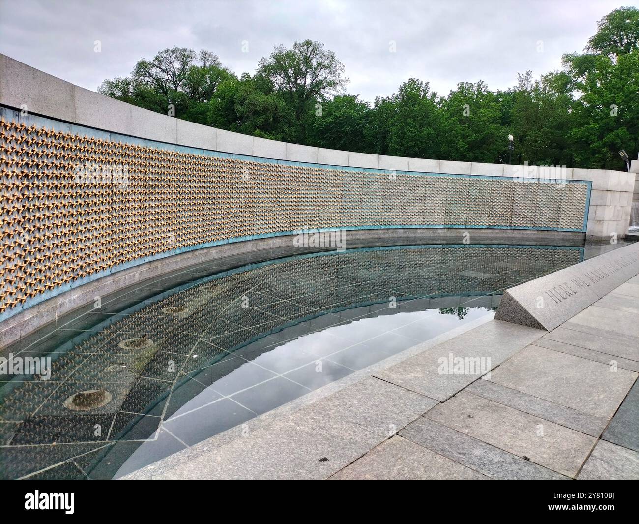 Esplorando la bellezza e i monumenti storici del Parco Nazionale di Washington DC Foto Stock