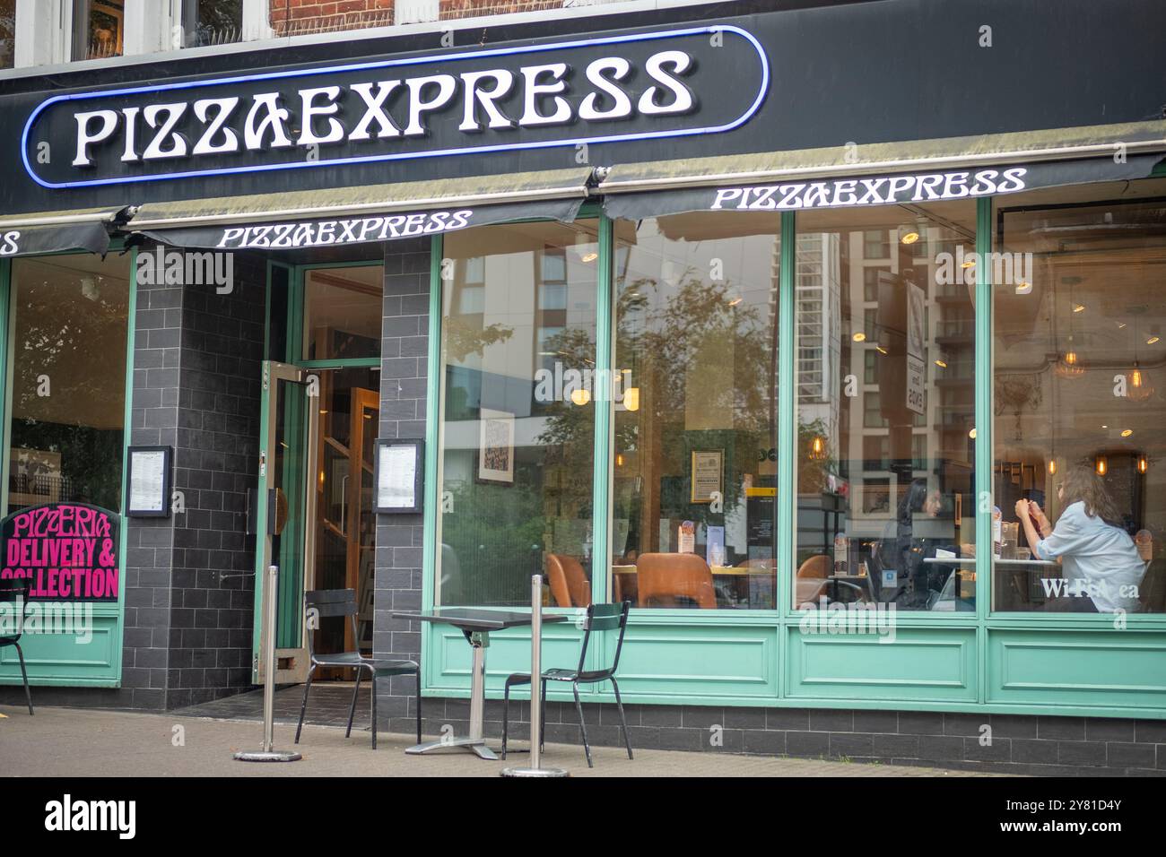 SUTTON, LONDRA - 10 SETTEMBRE 2024: Pizza Express a Sutton, sud di Londra. Foto Stock