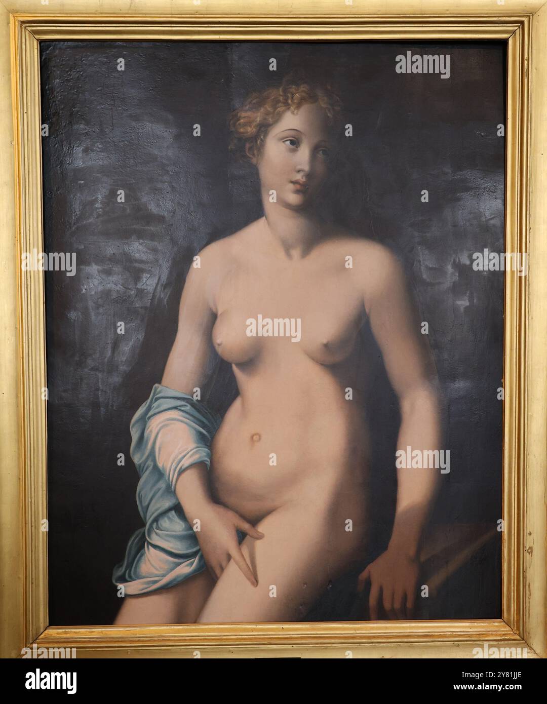 Pittura di Venere, Leonardo Grazia detto Leonardo da Pistola, XVI secolo, Galleria Borghese, Villa Borghese, Roma, Italia Foto Stock