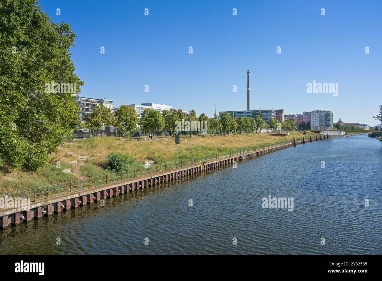 Berlin-Spandauer Schifffahrtskanal, Kieler Straße, Mitte, Berlino, Deutschland Foto Stock