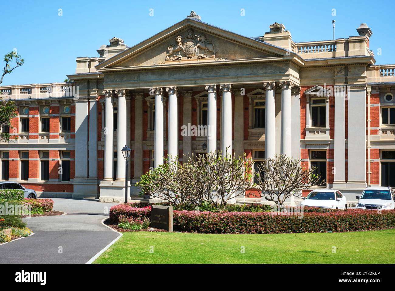 La Corte Suprema dell'Australia Occidentale nella città di Perth, un tribunale costruito nel 1903, la più alta corte di stato in Washington. Foto Stock