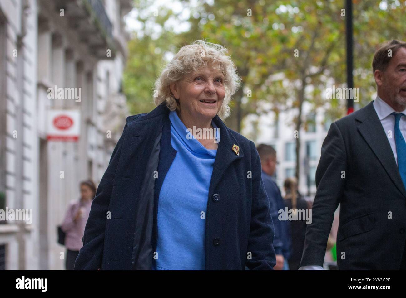 Londra, Inghilterra, Regno Unito. 1 ottobre 2024. JO HAMILTON arriva. All'udienza pubblica Post Office Horizon IT Inquiry. (Credit Image: © Tayfun Salci/ZUMA Press Wire) SOLO PER USO EDITORIALE! Non per USO commerciale! Foto Stock