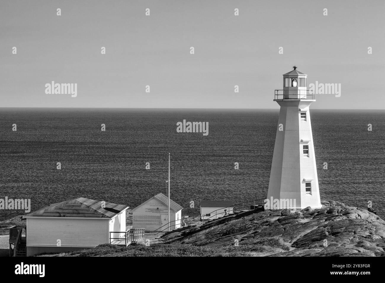 New Lighthouse, Cape Spear National Historic Site, St. John's, Newfoundland & Labrador, Canada Foto Stock