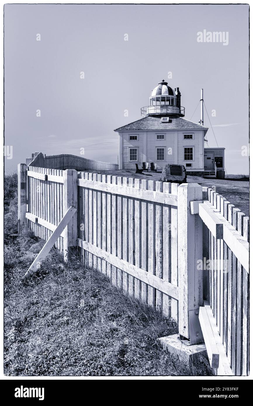 Old Lighthouse Museum, Cape Spear National Historic Site, St. John's, Newfoundland & Labrador, Canada Foto Stock