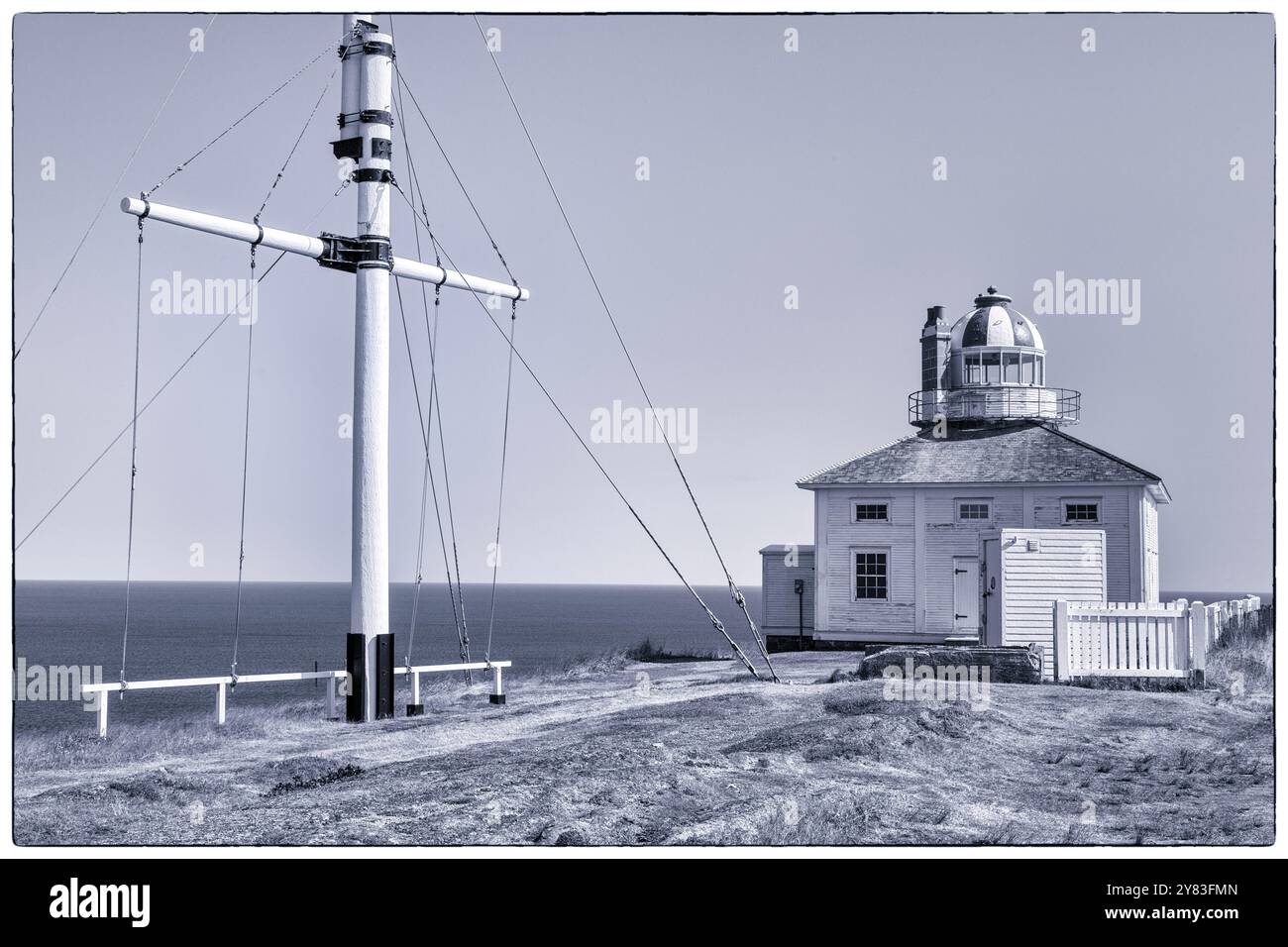 Old Lighthouse Museum, Cape Spear National Historic Site, St. John's, Newfoundland & Labrador, Canada Foto Stock