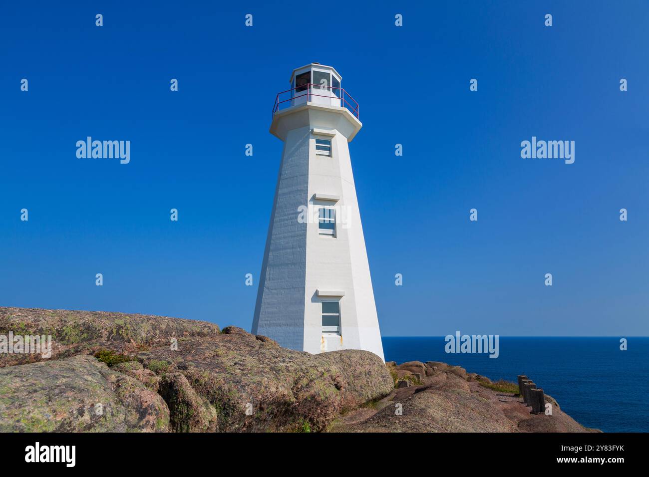 New Lighthouse, Cape Spear National Historic Site, St. John's, Newfoundland & Labrador, Canada Foto Stock