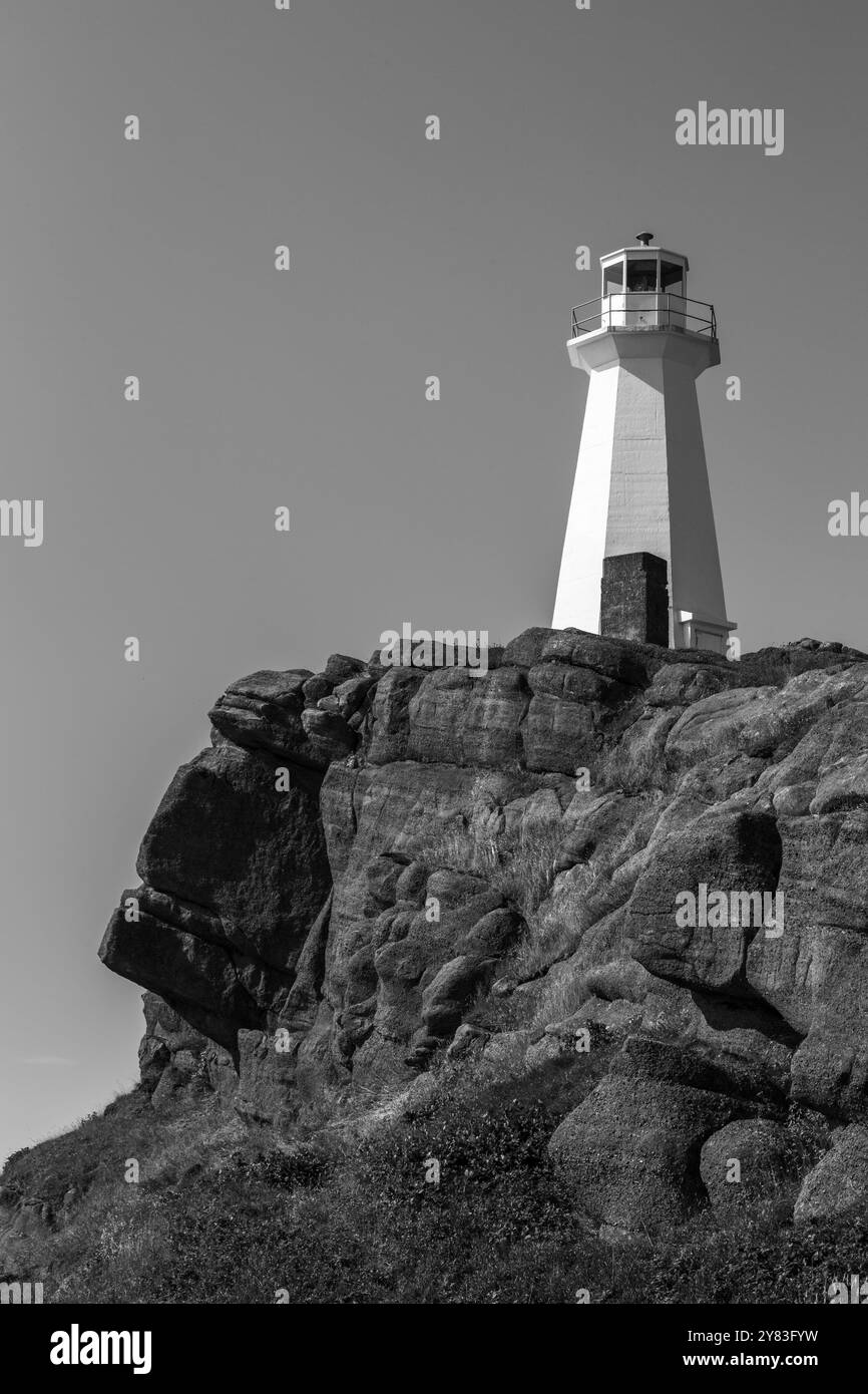 New Lighthouse, Cape Spear National Historic Site, St. John's, Newfoundland & Labrador, Canada Foto Stock