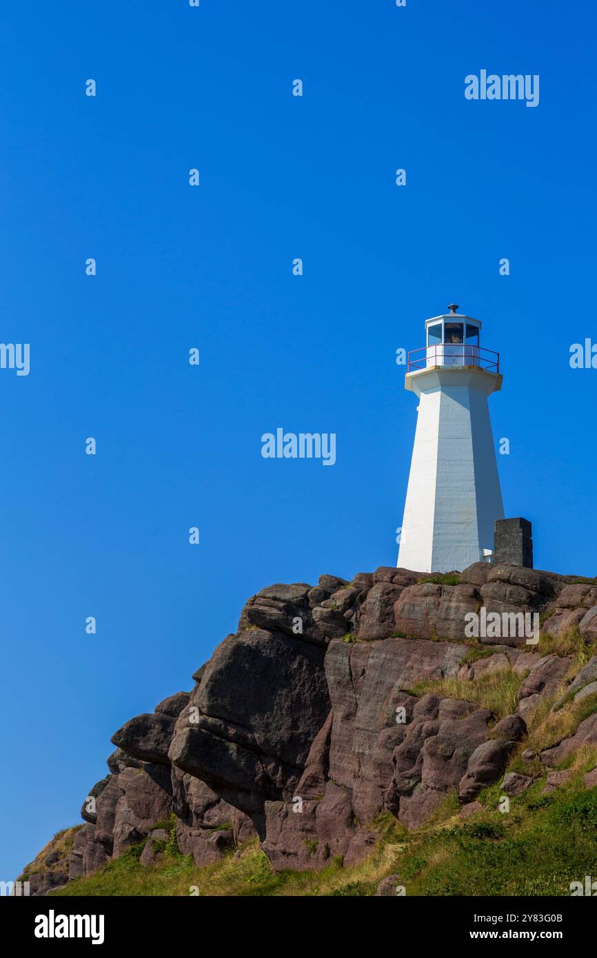 New Lighthouse, Cape Spear National Historic Site, St. John's, Newfoundland & Labrador, Canada Foto Stock