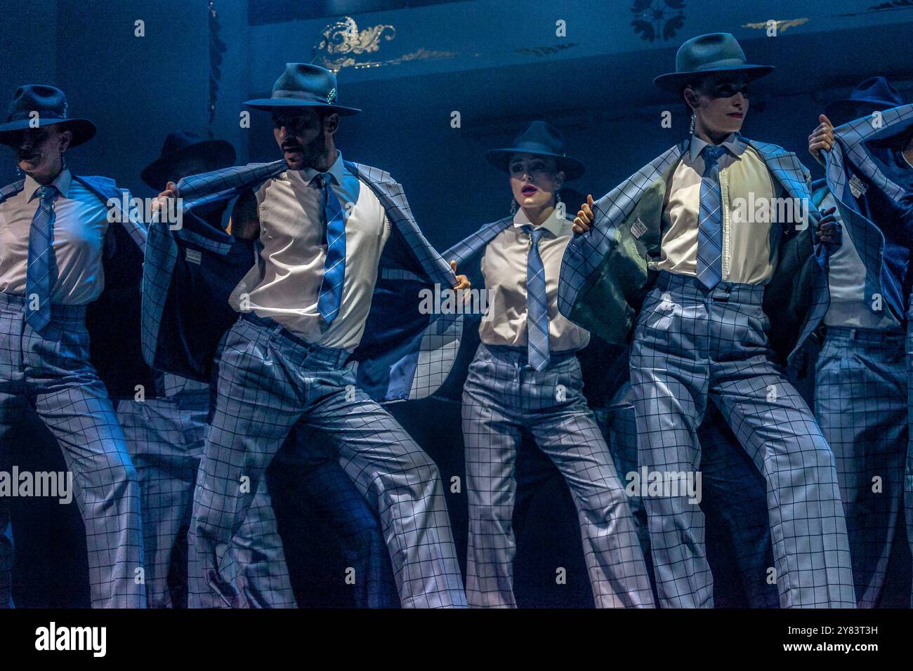 Spettacolo di tango al Café de los Angelitos, Buenos Aires, Argentina Foto Stock