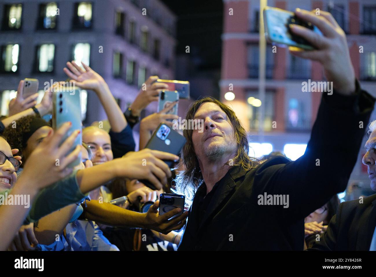 Norman Reedus partecipa alla photocall Premiere al "The Walking Dead: Daryl Dixon" a Plaza de Callao il 2 ottobre 2024 a Madrid, Spagna. Foto Stock