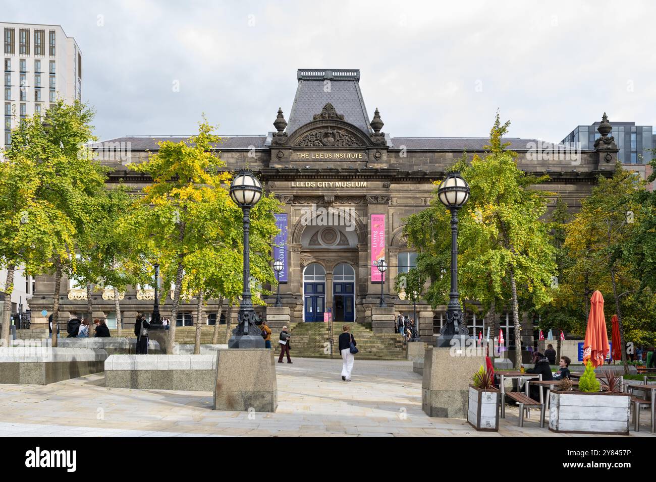 Leeds City Museum, Millennium Square, Leeds, West Yorkshire, Inghilterra, REGNO UNITO Foto Stock