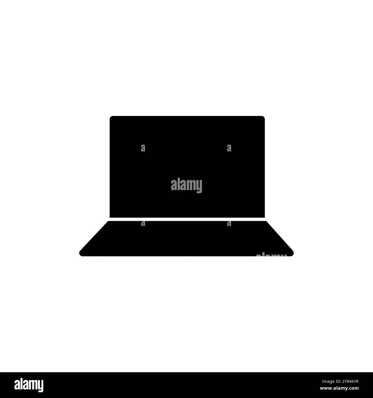 Vettore icona notebook. simbolo e simbolo del computer Illustrazione Vettoriale