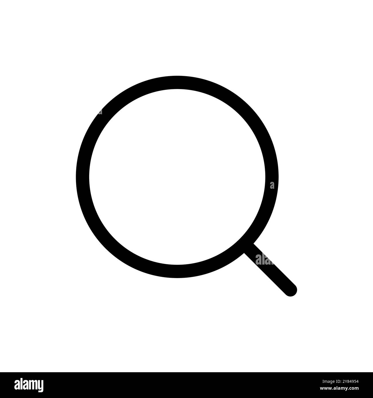 Vettore icona di ricerca. cerca il simbolo e il simbolo della lente di ingrandimento Illustrazione Vettoriale