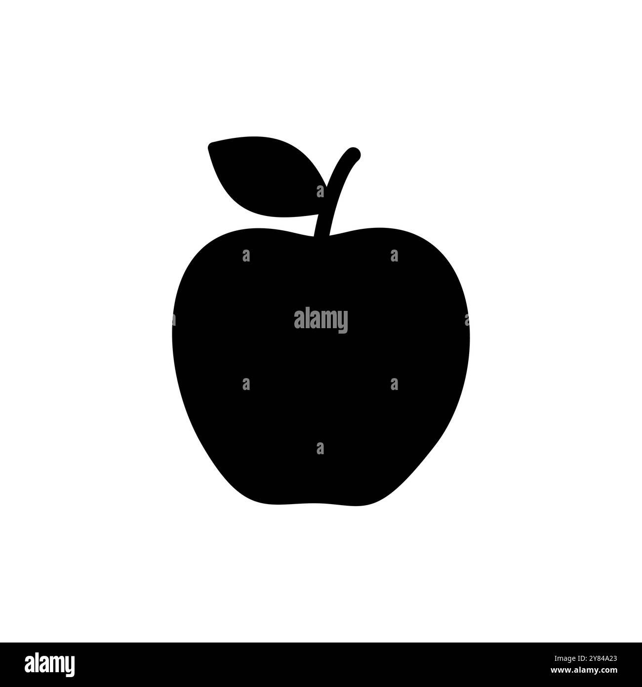 Vettore icona Apple. Simbolo Apple e simboli per il web design. Illustrazione Vettoriale