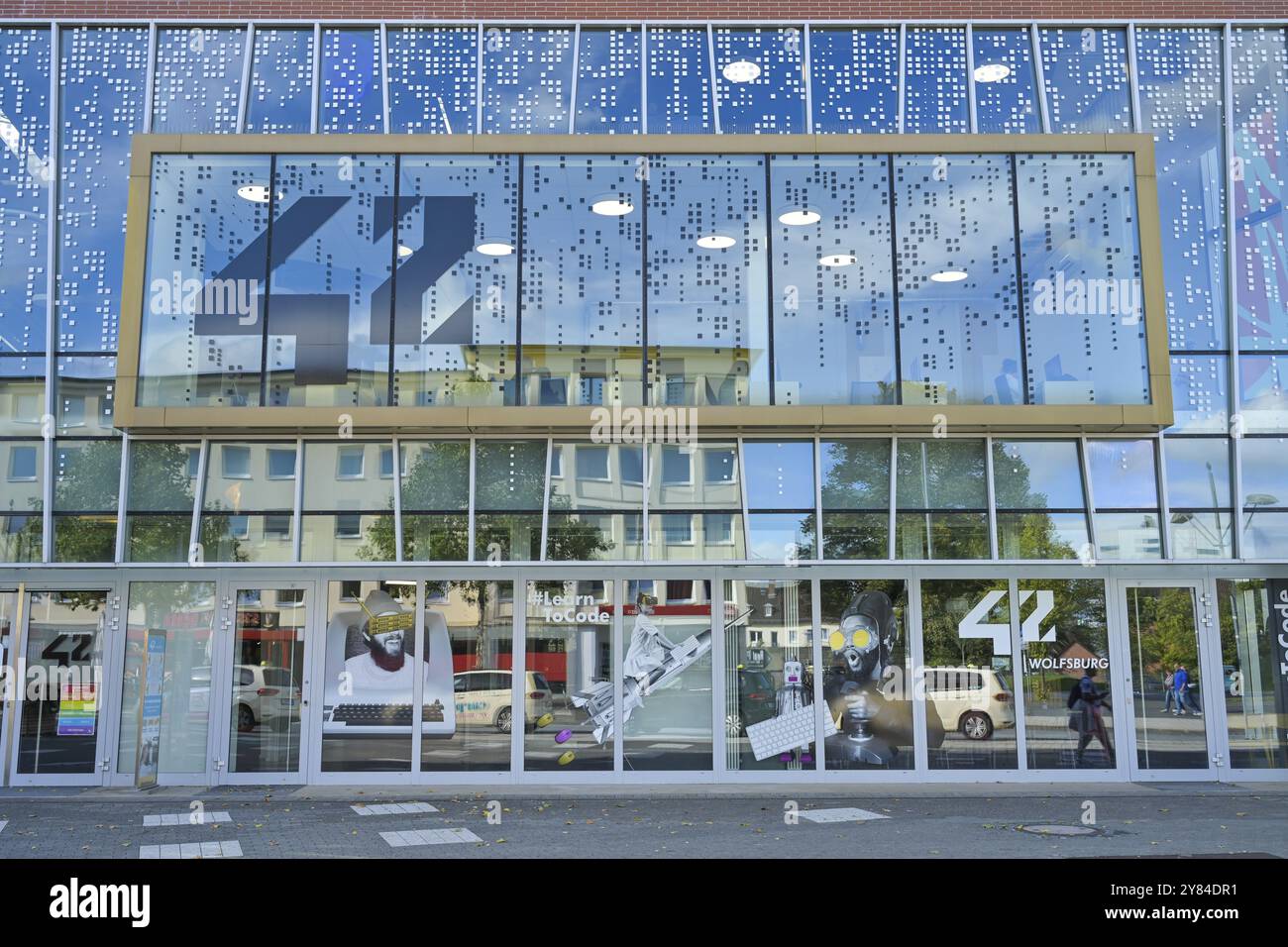 42wolfsburg Programming School, Campus for software Engineering, Porschestrasse, Wolfsburg, bassa Sassonia, Germania, Europa Foto Stock