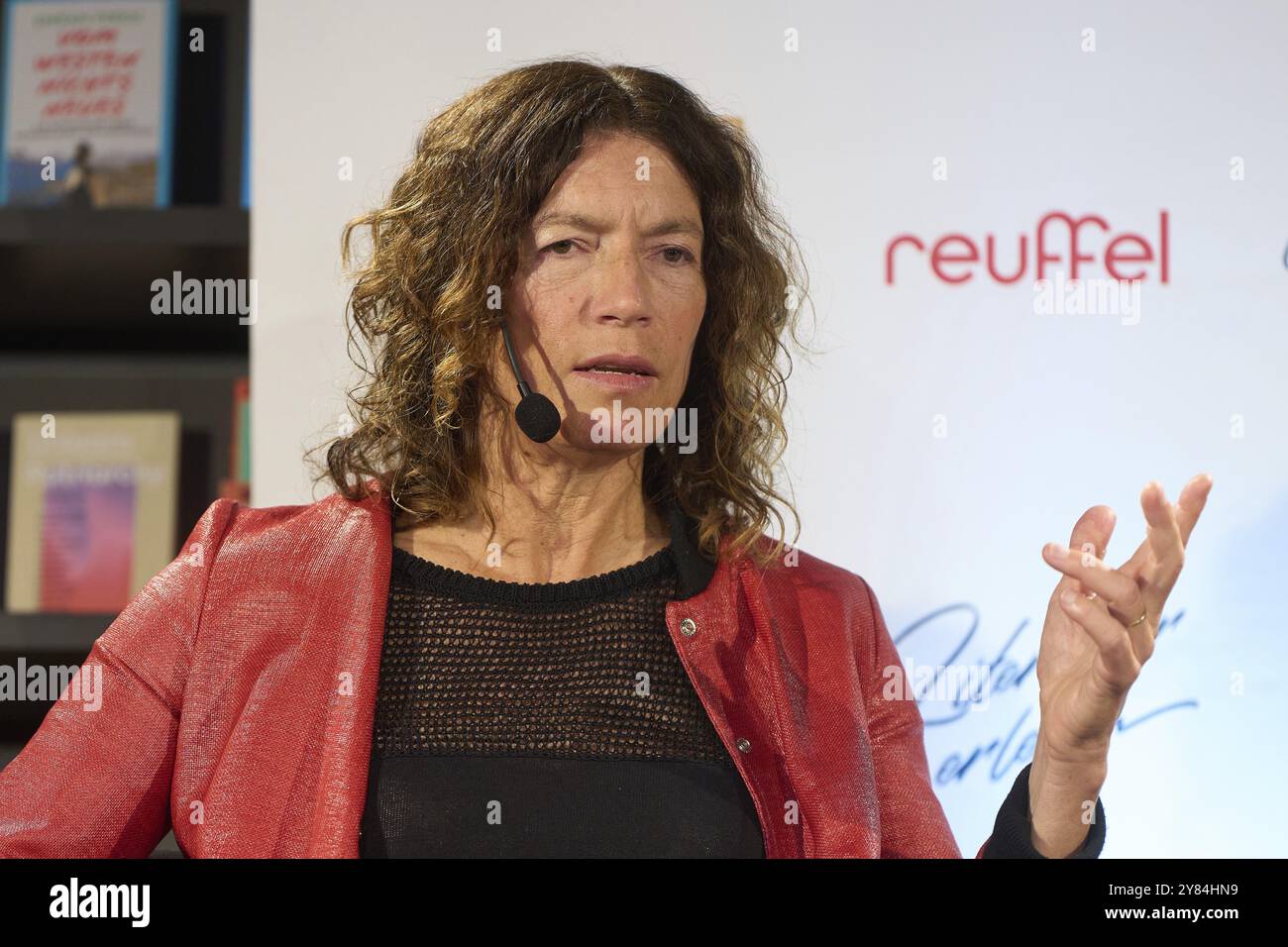 La scrittrice Anne Weber leggerà le sue opere alla vigilia della cerimonia di premiazione del Premio Josef Breitbach Letteratura 2024. Lei riceve il premio Foto Stock