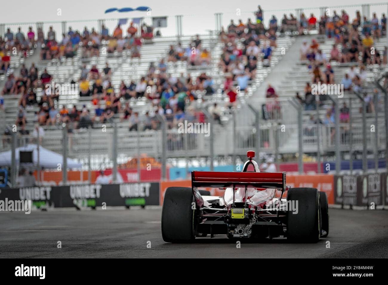 BENJAMIN PEDERSEN (R) (55) di Copenaghen, Danimarca, corre per le strade durante l'Honda Indy Toronto a Toronto, ON, CAN Foto Stock