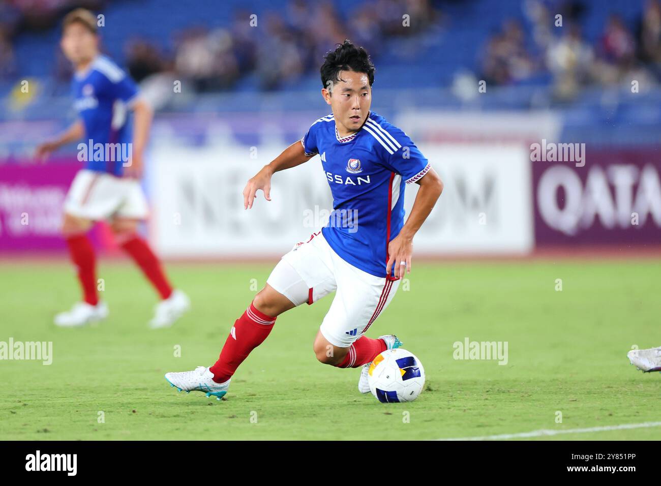 Kanagawa, Giappone. 2 ottobre 2024. Kota Watanabe (F.. Marinos) calcio: 2024-25 AFC Champions League Elite Eest Region League partita di fase tra Yokohama F. Marinos - Ulsan Hyundai FC allo Yokohama International Stadium di Kanagawa, Giappone. Crediti: Yohei Osada/AFLO SPORT/Alamy Live News Foto Stock