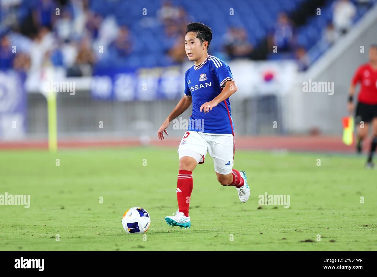 Kanagawa, Giappone. 2 ottobre 2024. Kota Watanabe (F.. Marinos) calcio: 2024-25 AFC Champions League Elite Eest Region League partita di fase tra Yokohama F. Marinos - Ulsan Hyundai FC allo Yokohama International Stadium di Kanagawa, Giappone. Crediti: Yohei Osada/AFLO SPORT/Alamy Live News Foto Stock