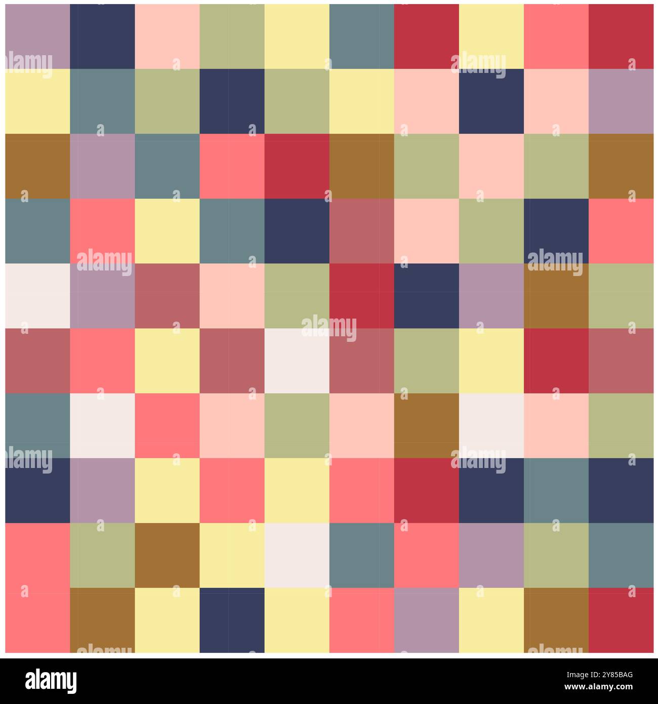 Guida colori pastello Palette Catalog campioni blu e viola in RGB ESADECIMALE Illustrazione Vettoriale