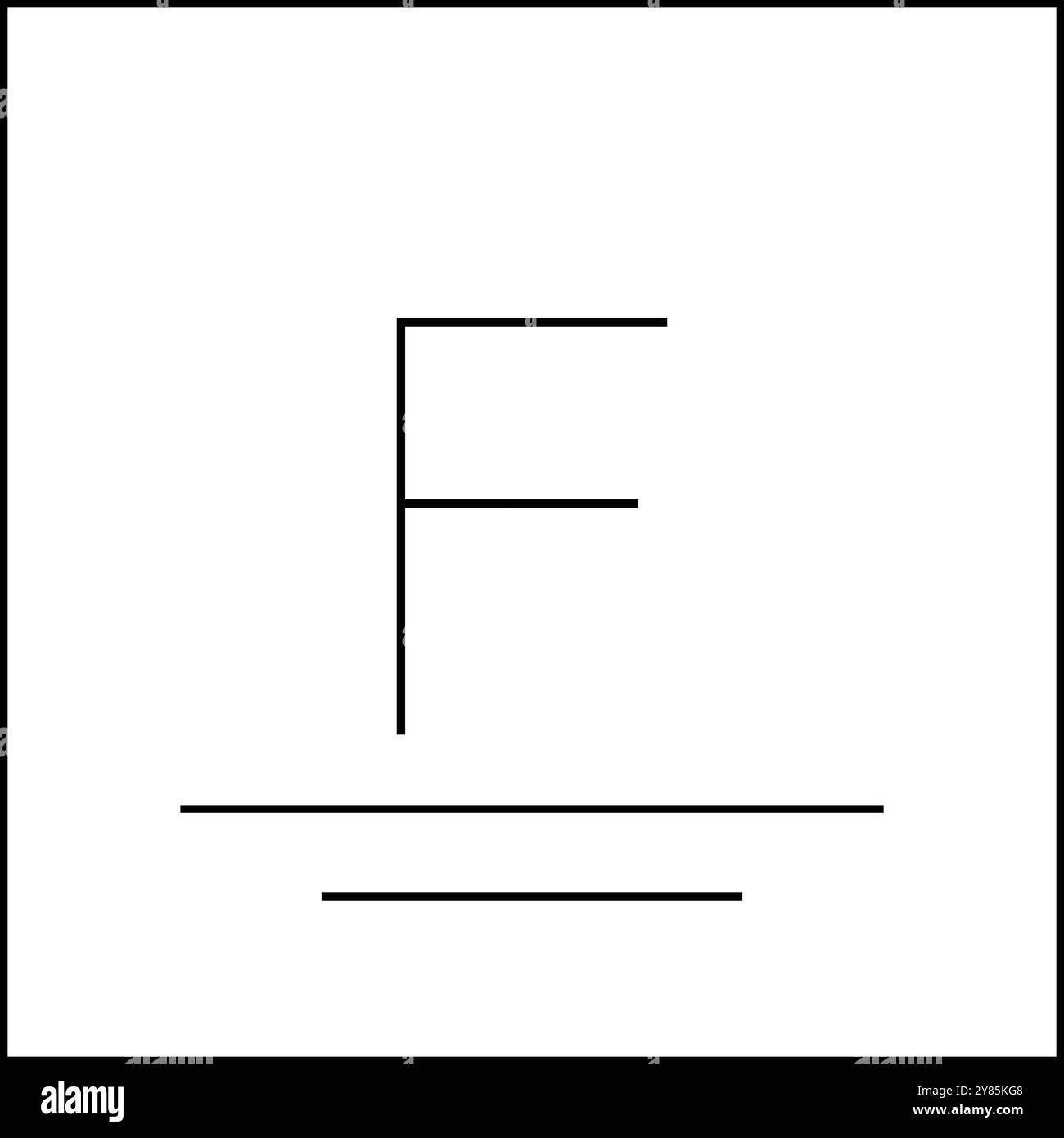 tavola periodica degli elementi icona disegno Illustrazione Vettoriale