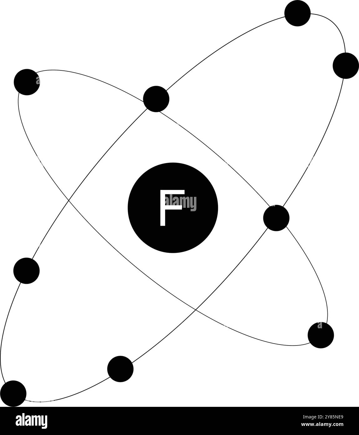 tavola periodica degli elementi icona disegno Illustrazione Vettoriale
