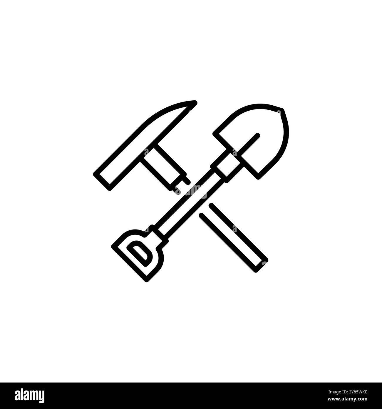 Icona degli strumenti di archeologia Illustrazione Vettoriale