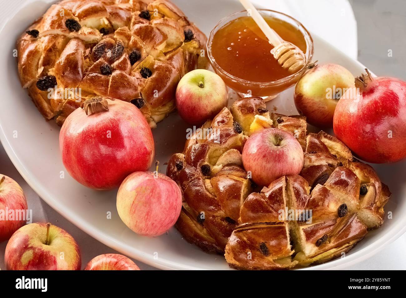 Rosh Hashanah. Celebrazione del capodanno ebraico. Festa d'autunno Foto Stock