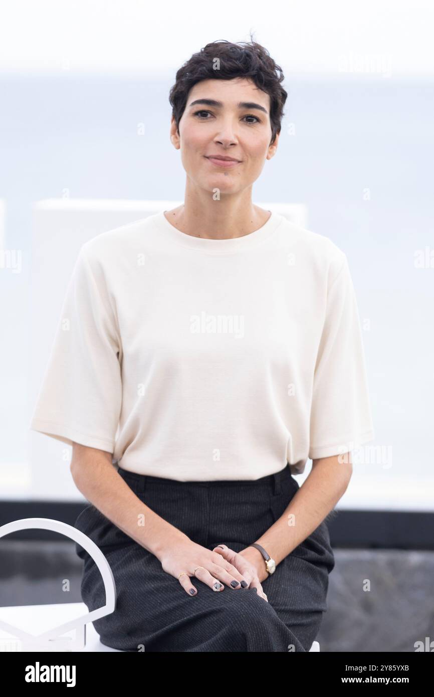 Isabel Peña partecipa alla Photocall "El Llanto" durante il 72° Festival Internazionale del Cinema di San Sebastian al Palazzo Kursaal di Donostia-San Sebastian. (Foto di Nacho Lopez / SOPA Images/Sipa USA) Foto Stock